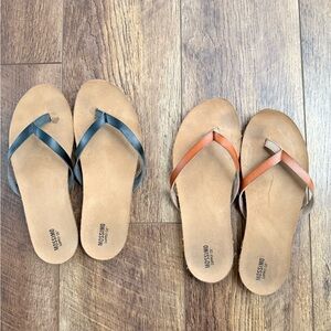 Mossimo Supply Co. Women's Sandals - Black and Brown